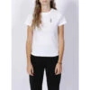 T-shirt Classic Logo Colorié Imprimé Blanc Femme - Hugo -Vero Vetements Magasin t shirt classic logo colorie imprime blanc femme hugo