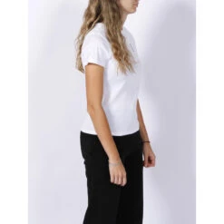 T-shirt Classic Logo Colorié Imprimé Blanc Femme - Hugo 8 T-shirt Classic Logo Colorié Imprimé Blanc Femme - Hugo -Vero Vetements Magasin t shirt classic logo colorie imprime blanc femme hugo 2