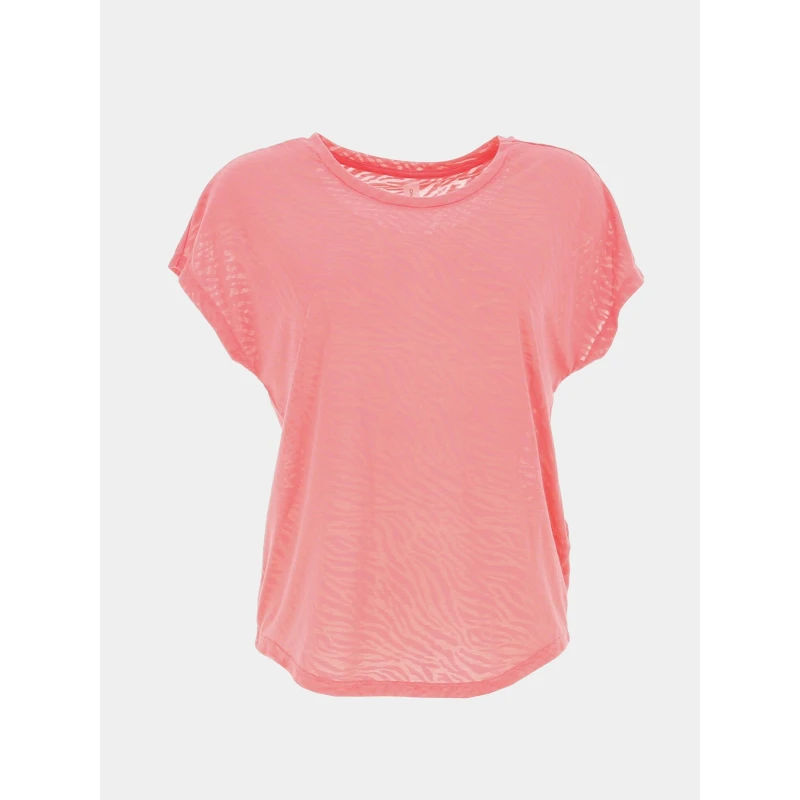 T-shirt De Sport Jies Loose Rose Femme - Only 3 T-shirt De Sport Jies Loose Rose Femme - Only