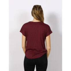 T-shirt De Sport Safa Bordeaux Femme - Only 7 T-shirt De Sport Safa Bordeaux Femme - Only -Vero Vetements Magasin t shirt de sport safa bordeaux femme only 1