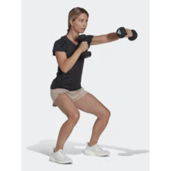 T-shirt De Sport Training Essential Noir Femme - Adidas -Vero Vetements Magasin t shirt de sport training essential noir femme adidas 2