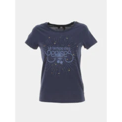 T-shirt Fabulo Midnight Bleu Marine Femme - Le Temps Des Cerises