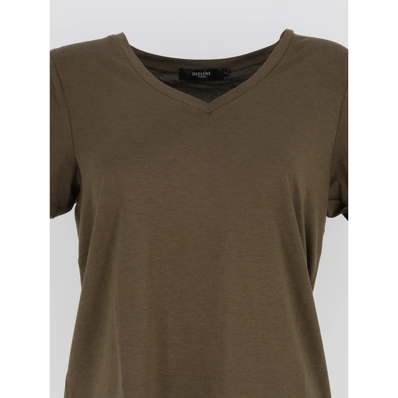 T-shirt Glowy Kaki Femme - Deeluxe 4 T-shirt Glowy Kaki Femme - Deeluxe – Image 2