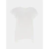 T-shirt Kara Dos Plissé Blanc Femme - Tiffosi