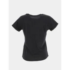 T-shirt Logo Doré Sparkle Oceanic Noir Femme - Roxy -Vero Vetements Magasin t shirt logo dore sparkle oceanic noir femme roxy 1