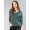 T-shirt Manches 3/4 Jessie Vert Femme - Le Temps Des Cerises 1 T-shirt Manches 3/4 Jessie Vert Femme - Le Temps Des Cerises -Vero Vetements Magasin t shirt manches 34 jessie vert femme le temps des cerises