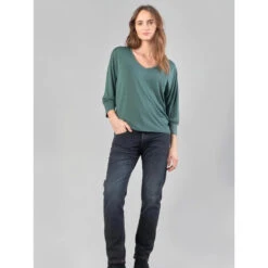 T-shirt Manches 3/4 Jessie Vert Femme - Le Temps Des Cerises 9 T-shirt Manches 3/4 Jessie Vert Femme - Le Temps Des Cerises -Vero Vetements Magasin t shirt manches 34 jessie vert femme le temps des cerises 1 3