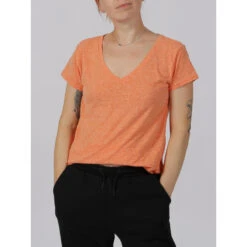 T-shirt Narcy Orange Femme - Teddy Smith