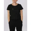 T-shirt New Ticia Noir Femme - Teddy Smith -Vero Vetements Magasin t shirt new ticia noir femme teddy smith