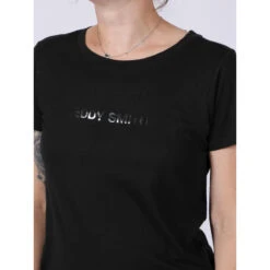 T-shirt New Ticia Noir Femme - Teddy Smith -Vero Vetements Magasin t shirt new ticia noir femme teddy smith 3