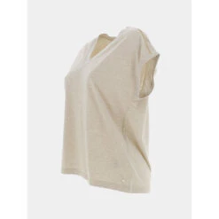 T-shirt Paillettes Eyota Beige Femme - Deeluxe 8 T-shirt Paillettes Eyota Beige Femme - Deeluxe -Vero Vetements Magasin t shirt paillettes eyota beige femme deeluxe 2