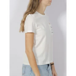 T-shirt Poche Arc-en-ciel Caraolly Blanc Femme - Vero Moda -Vero Vetements Magasin t shirt poche arc en ciel caraolly blanc femme vero moda 2