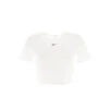 T-shirt Sport Crop Essential Blanc Femme - Nike -Vero Vetements Magasin t shirt sport crop essential blanc femme nike