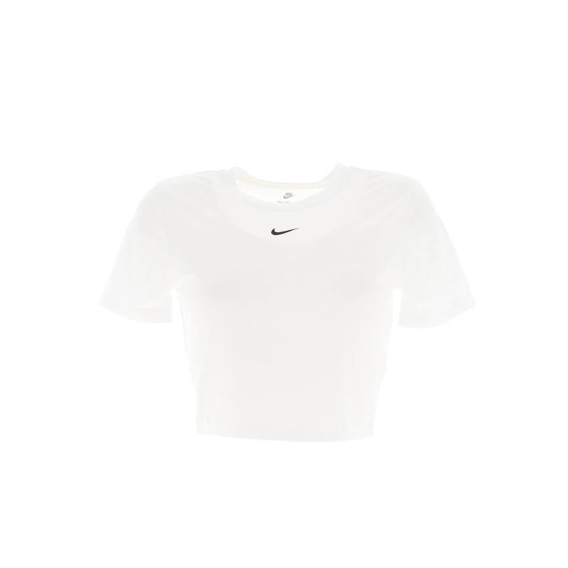 T-shirt Sport Crop Essential Blanc Femme - Nike 3 T-shirt Sport Crop Essential Blanc Femme - Nike