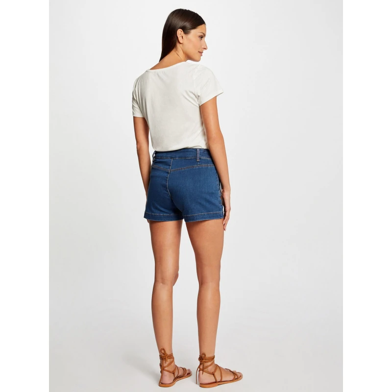 T-shirt Zanzi écriture Léopard Blanc Femme - Morgan 4 T-shirt Zanzi écriture Léopard Blanc Femme - Morgan – Image 2