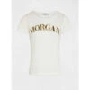 T-shirt Zanzi écriture Léopard Blanc Femme - Morgan 1 T-shirt Zanzi écriture Léopard Blanc Femme - Morgan -Vero Vetements Magasin t shirt zanzi ecriture leopard blanc femme morgan