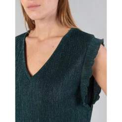 Top Arky Vert Bouteille Femme - Le Temps Des Cerises -Vero Vetements Magasin top arky vert bouteille femme le temps des cerises 1 3