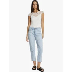 Top Giulia Dentelle Blanc Femme - Morgan