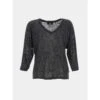 Top Manches 3/4 Villou Strass Noir Femme - Le Temps Des Cerises 1 Top Manches 3/4 Villou Strass Noir Femme - Le Temps Des Cerises -Vero Vetements Magasin top manches 34 villou strass noir femme le temps des cerises