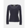 Top Manches Longues Timao Bleu Marine Femme - Morgan 2 Top Manches Longues Timao Bleu Marine Femme - Morgan -Vero Vetements Magasin top manches longues timao bleu marine femme morgan